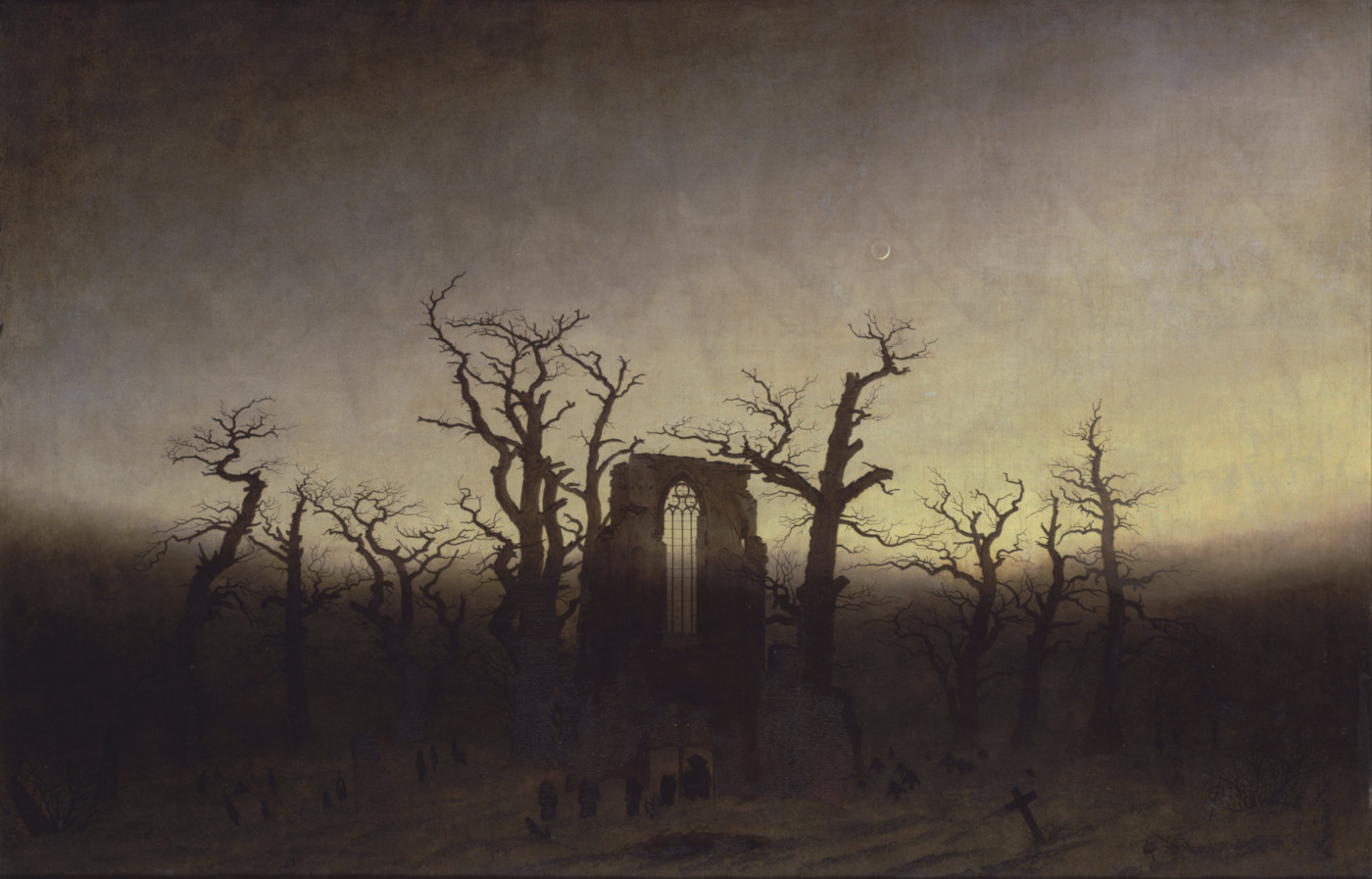 Caspar David Friedrich: Abtei im Eichwald