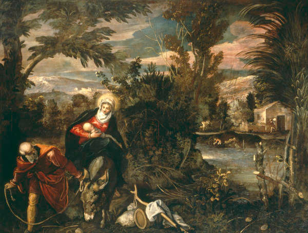 Jacopo Tintoretto: Die Flucht nach Ägypten